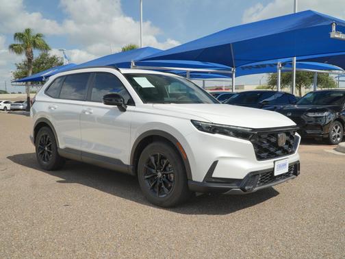 Platinum White Pearl 2026 Honda CR-V Hybrid Sport-L FWD