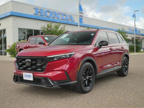 Radiant Red Metallic 2025 Honda CR-V Hybrid Sport FWD