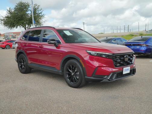 Radiant Red Metallic 2025 Honda CR-V Hybrid Sport FWD