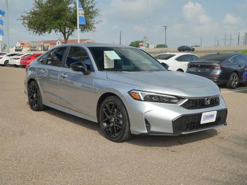 Solar Silver Metallic 2026 Honda Civic Hybrid Sport