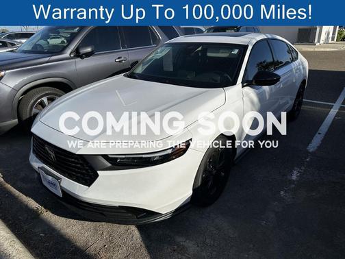 Platinum White Pearl 2025 Honda Accord SE