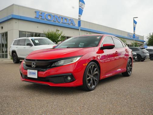 Rallye Red 2020 Honda Civic Sport