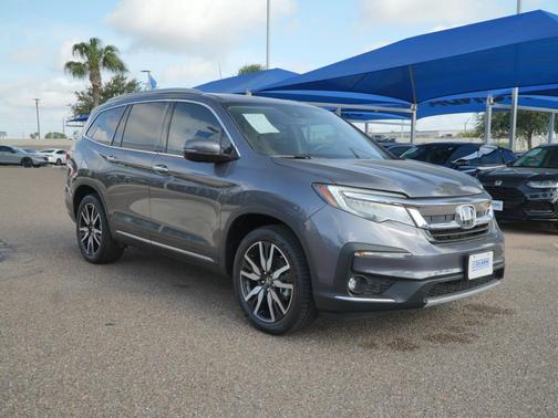 Modern Steel Metallic 2022 Honda Pilot AWD Elite