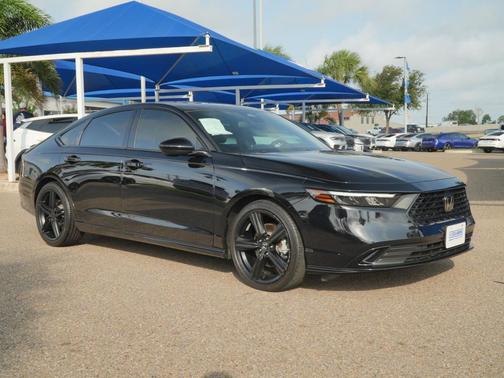 Crystal Black Pearl 2025 Honda Accord Hybrid Sport-L