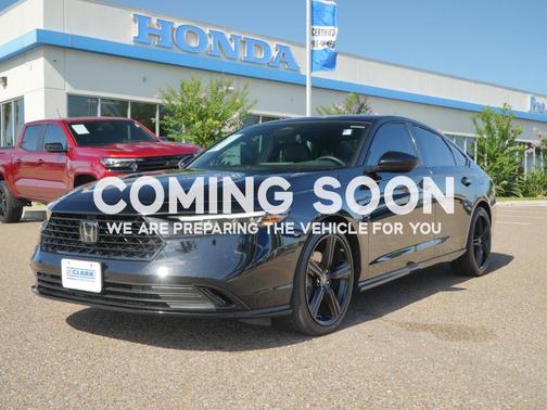 Crystal Black Pearl 2025 Honda Accord Hybrid Sport-L