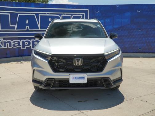 Solar Silver Metallic 2026 Honda CR-V Hybrid Sport-L FWD