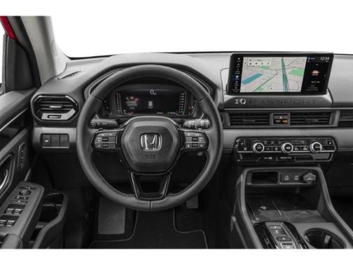 Radiant Red Metallic II 2026 Honda Passport AWD RTL Towing