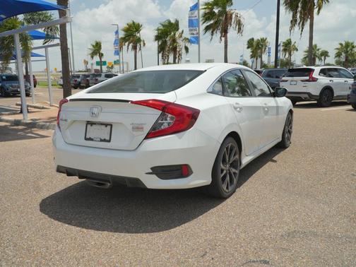 Platinum White Pearl 2020 Honda Civic Sport