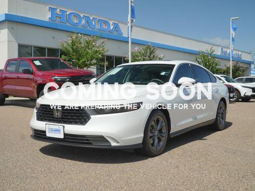 Platinum White Pearl 2024 Honda Accord EX