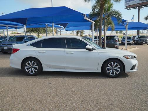 Platinum White Pearl 2024 Honda Civic LX