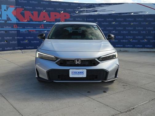 Solar Silver Metallic 2026 Honda Civic Hybrid Sport Touring