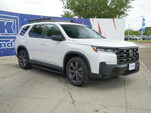 Platinum White Pearl 2026 Honda Pilot Sport