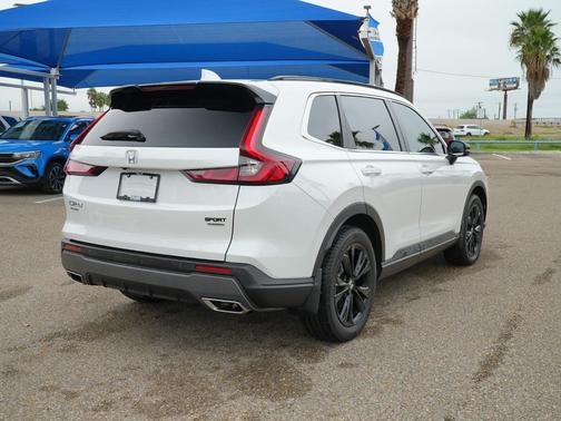 Platinum White Pearl 2025 Honda CR-V Hybrid Sport Touring AWD