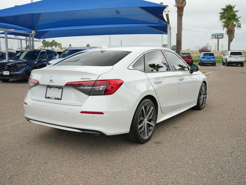 Platinum White Pearl 2023 Honda Civic Touring