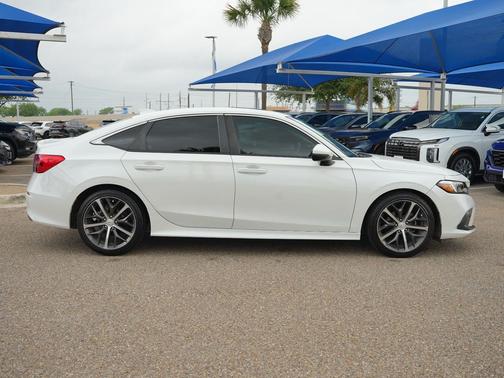 Platinum White Pearl 2023 Honda Civic Touring