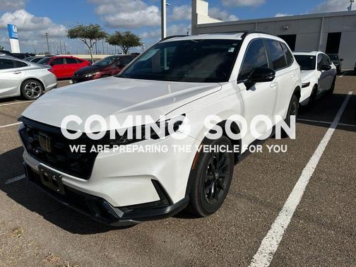 Platinum White Pearl 2025 Honda CR-V Hybrid Sport AWD
