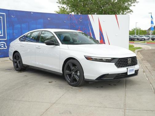 Platinum White Pearl 2026 Honda Accord Hybrid Sport-L