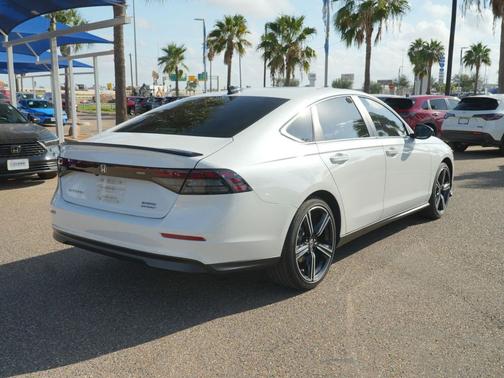Platinum White Pearl 2024 Honda Accord Hybrid Sport