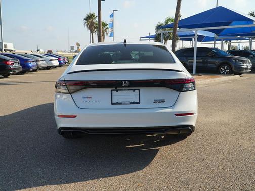 Platinum White Pearl 2024 Honda Accord Hybrid Sport-L