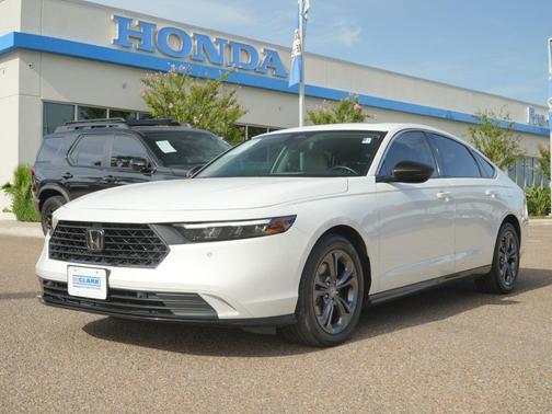Platinum White Pearl 2024 Honda Accord Hybrid EX-L