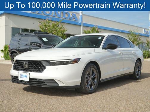 Platinum White Pearl 2024 Honda Accord Hybrid EX-L