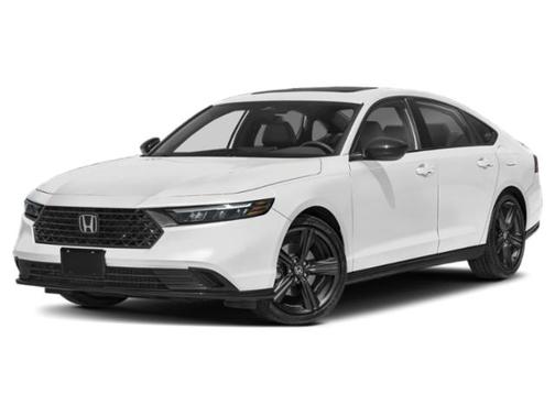 Platinum White Pearl 2025 Honda Accord Hybrid Sport-L