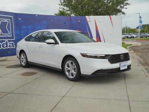 Platinum White Pearl 2026 Honda Accord LX 1.5T