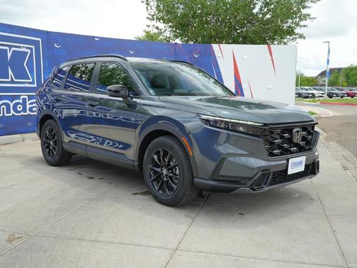 Meteorite Gray Metallic 2026 Honda CR-V Hybrid Sport-L FWD