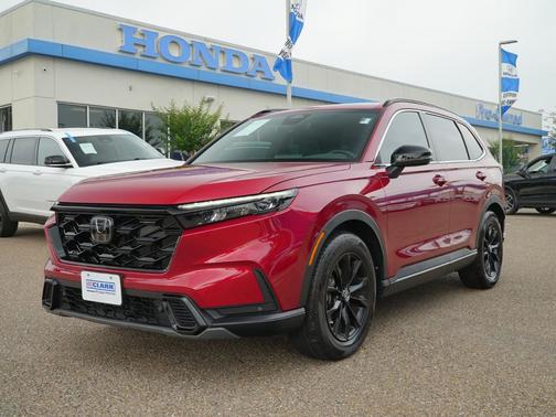 Radiant Red Metallic 2025 Honda CR-V Hybrid Sport FWD