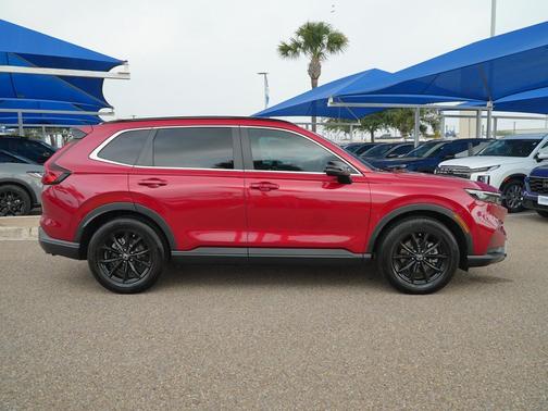 Radiant Red Metallic 2025 Honda CR-V Hybrid Sport FWD