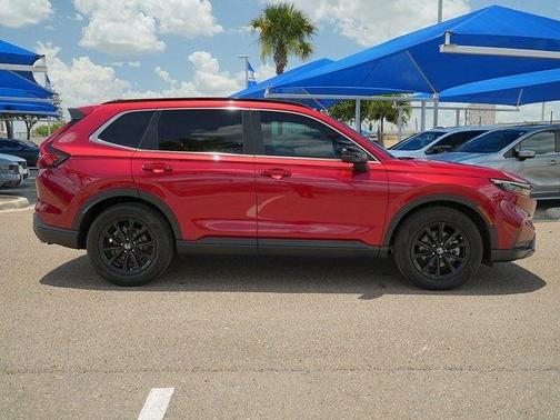 Radiant Red Metallic 2025 Honda CR-V Hybrid Sport FWD