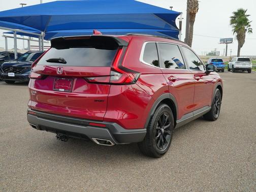 Radiant Red Metallic 2025 Honda CR-V Hybrid Sport FWD