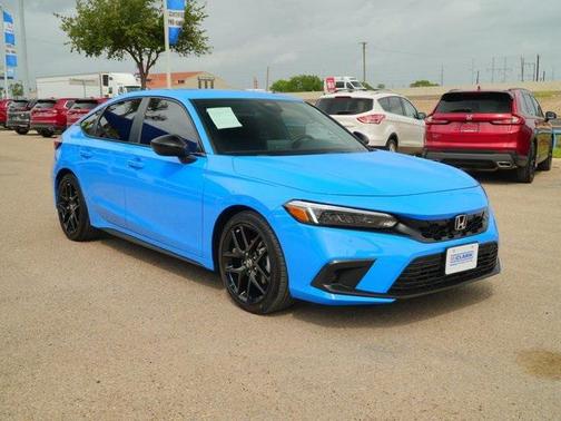 Boost Blue Pearl 2024 Honda Civic Sport
