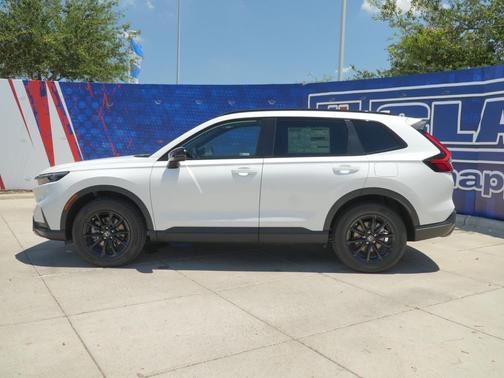 Platinum White Pearl 2026 Honda CR-V Hybrid Sport-L AWD