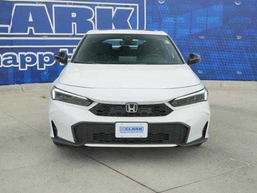 Platinum White Pearl 2026 Honda Civic Hybrid Sport Touring