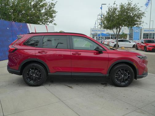 Radiant Red Metallic 2026 Honda CR-V Hybrid Sport-L AWD