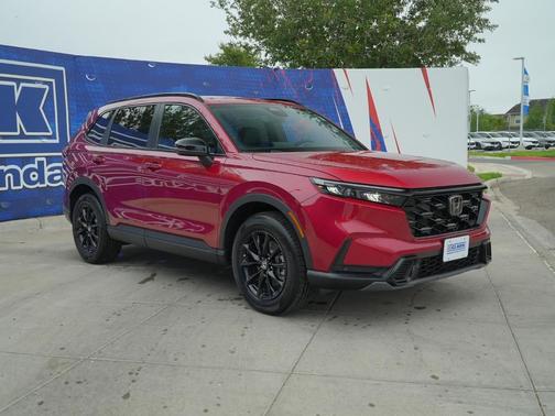 Radiant Red Metallic 2026 Honda CR-V Hybrid Sport-L AWD