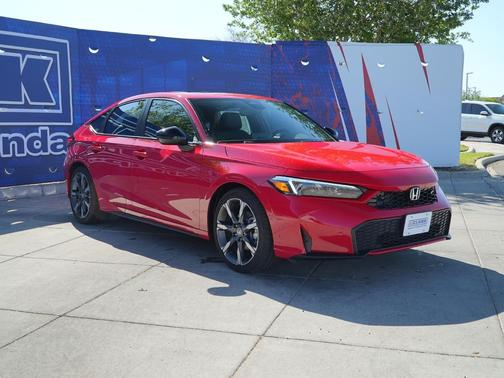 Rallye Red 2026 Honda Civic Hybrid Sport Touring