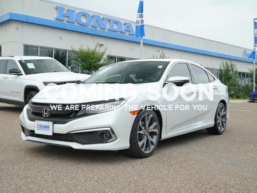 Platinum White Pearl 2019 Honda Civic Touring