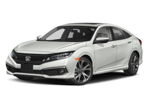 Platinum White Pearl 2019 Honda Civic Touring