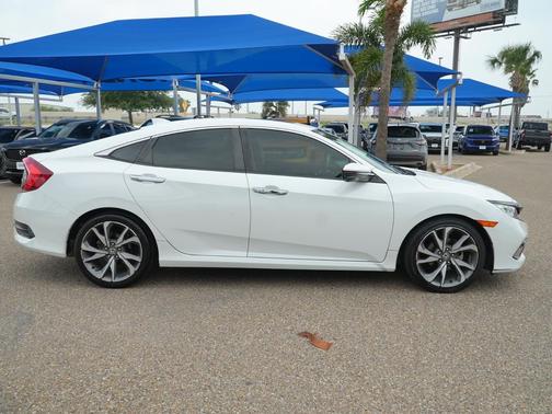 Platinum White Pearl 2019 Honda Civic Touring