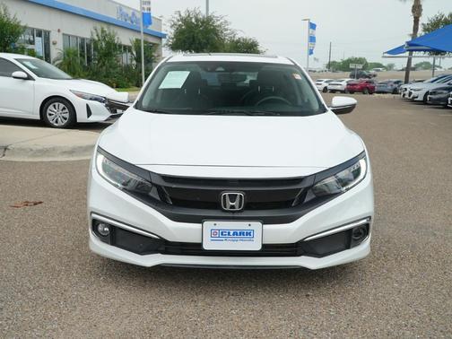 Platinum White Pearl 2019 Honda Civic Touring
