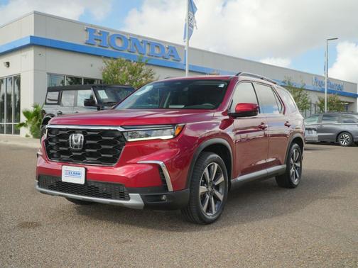 Radiant Red Metallic II 2025 Honda Pilot Touring 8-Passenger