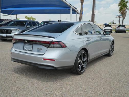 Solar Silver Metallic 2025 Honda Accord Hybrid Sport