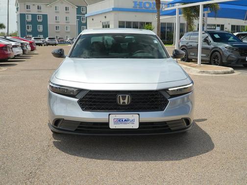 Solar Silver Metallic 2025 Honda Accord Hybrid Sport