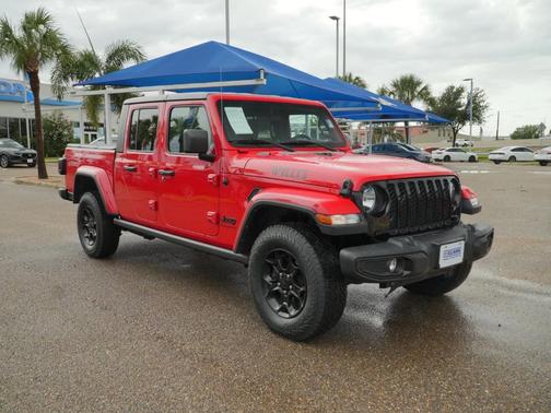 Firecracker Red Clearcoat 2023 Jeep Gladiator Willys 4x4