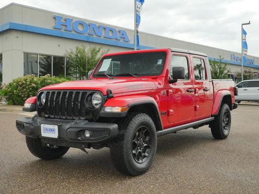 Firecracker Red Clearcoat 2023 Jeep Gladiator Willys 4x4