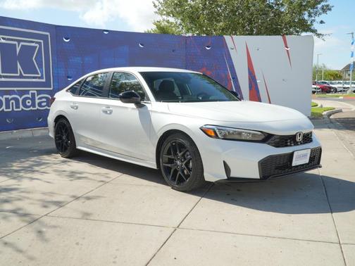 Platinum White Pearl 2026 Honda Civic Sport