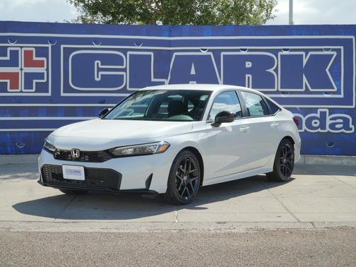 Platinum White Pearl 2026 Honda Civic Sport