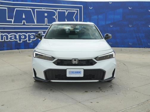 Platinum White Pearl 2026 Honda Civic Hybrid Sport Touring
